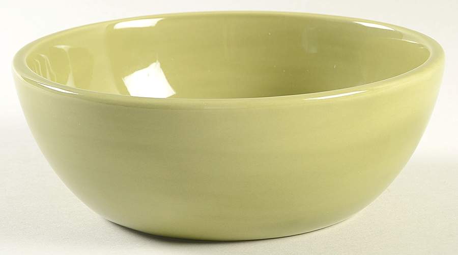Sausalito Celery (Light Green) 7" Round Vegetable Bowl by Pottery Barn China-1