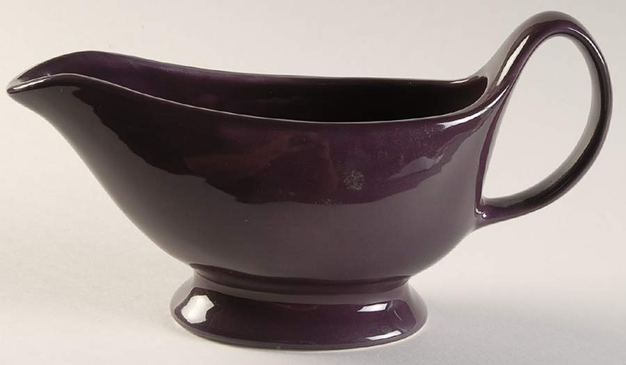 Sausalito Fig (Purple) Gravy Boat by Pottery Barn China-1