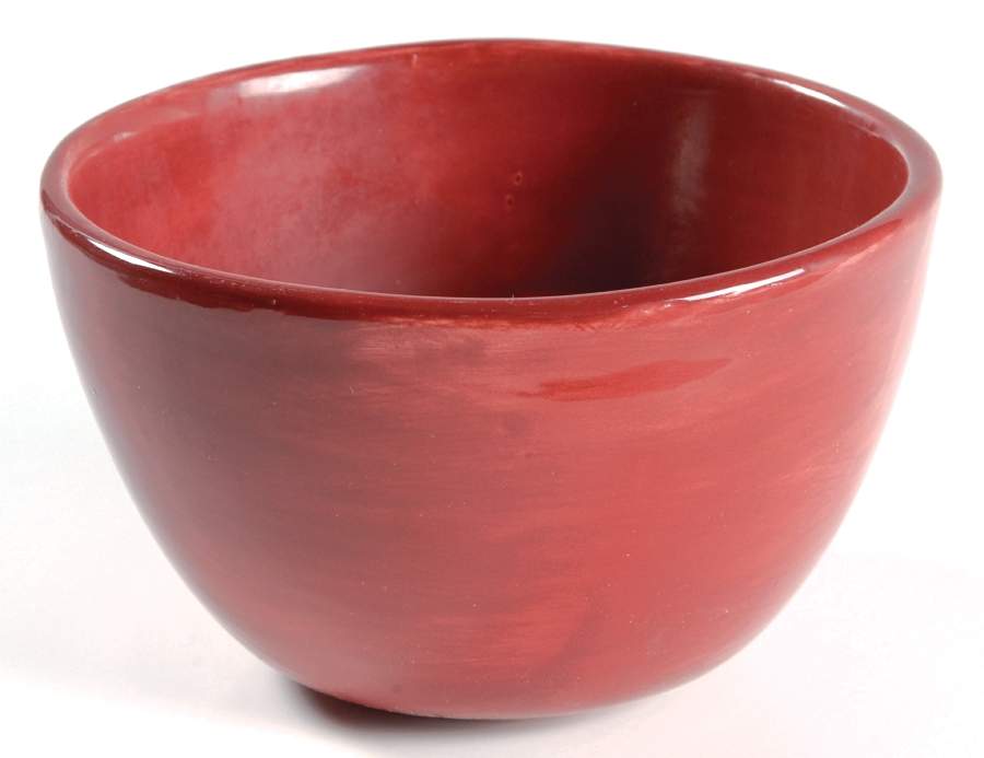 Sausalito Merlot (Red) Coupe Cereal Bowl by Pottery Barn China-1