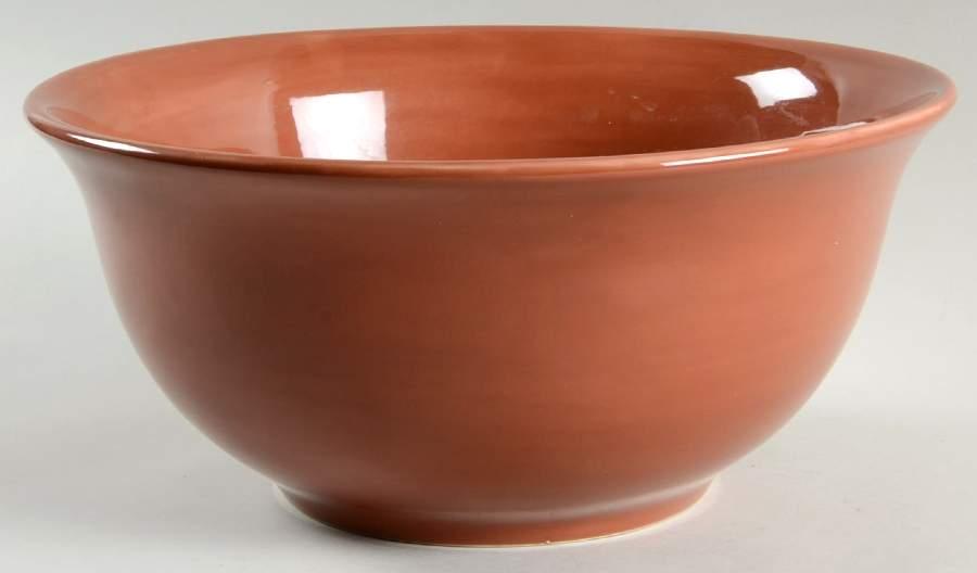 Sausalito Spice (Terra Cotta) 12" Round Serving Bowl by Pottery Barn China-1