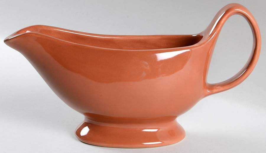 Sausalito Spice (Terra Cotta) Gravy Boat by Pottery Barn China-1