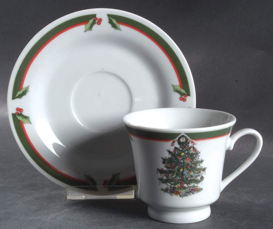 PCM8 Footed Cup & Saucer Set by Pacific Rim-1