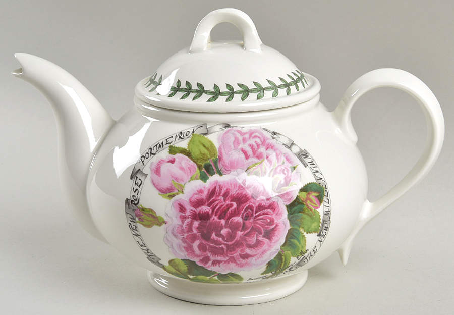 Botanic Roses Teapot & Lid by Portmeirion-1