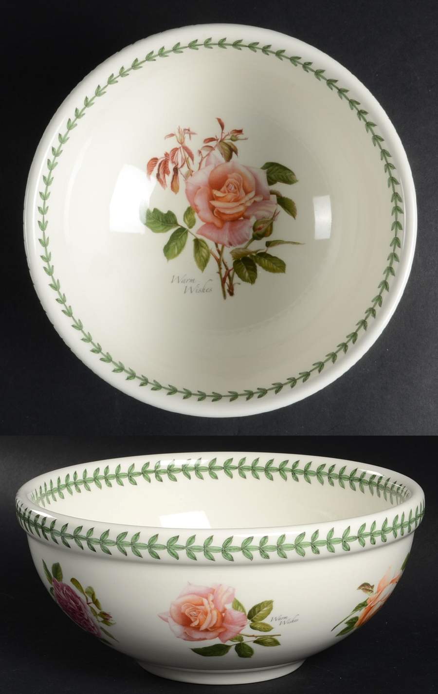 Botanic Roses 7" Salad Serving Bowl by Portmeirion-1