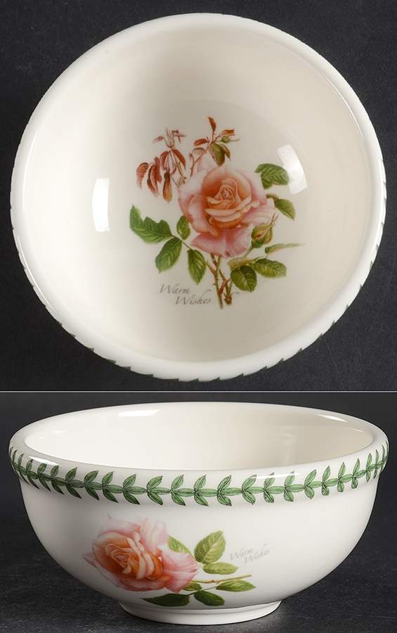 Botanic Roses Individual Salad/Dessert/Fruit Bowl by Portmeirion-1