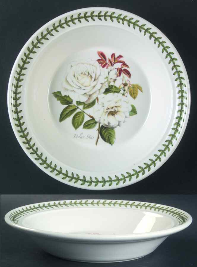 Botanic Roses Rim Soup Bowl by Portmeirion-1