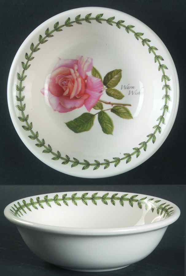 Botanic Roses Fruit/Dessert (Sauce) Bowl by Portmeirion-1