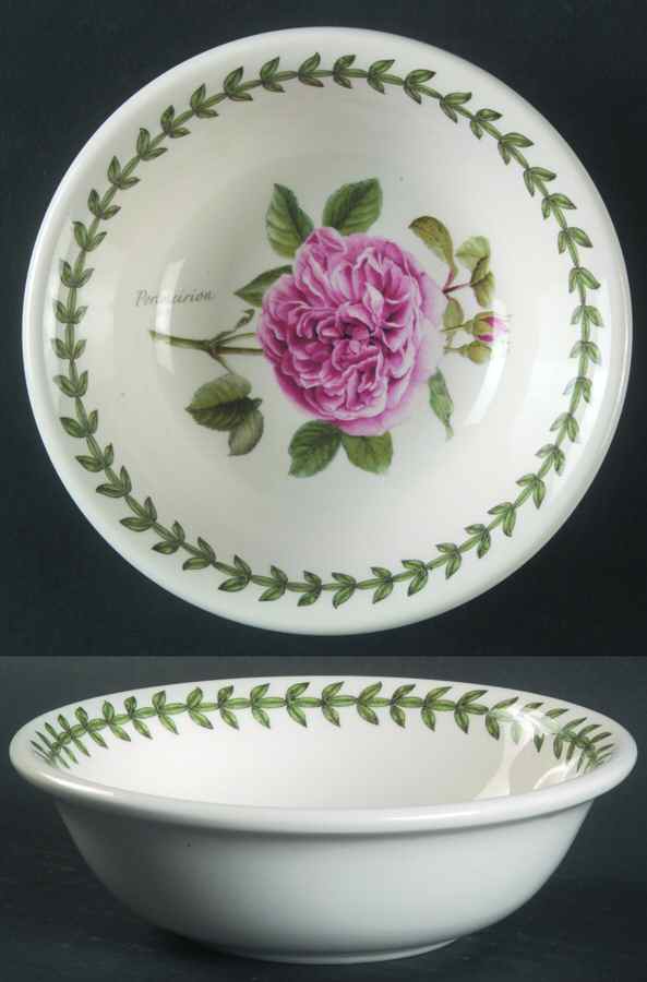 Botanic Roses Fruit/Dessert (Sauce) Bowl by Portmeirion-1