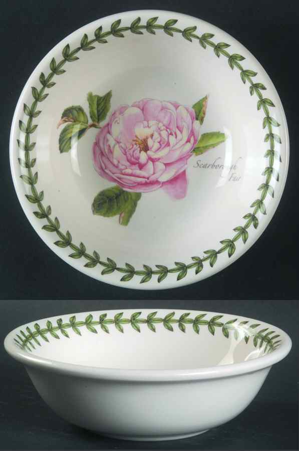 Botanic Roses Fruit/Dessert (Sauce) Bowl by Portmeirion-1