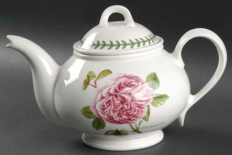 Botanic Roses Romantic Teapot & Lid by Portmeirion-1