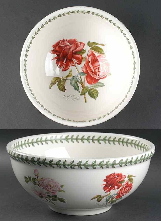 Botanic Roses 10" Large Salad Serving Bowl by Portmeirion-1