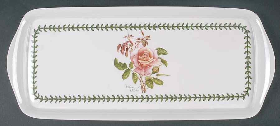 Botanic Roses 14" Melamine Sandwich Tray by Portmeirion-1