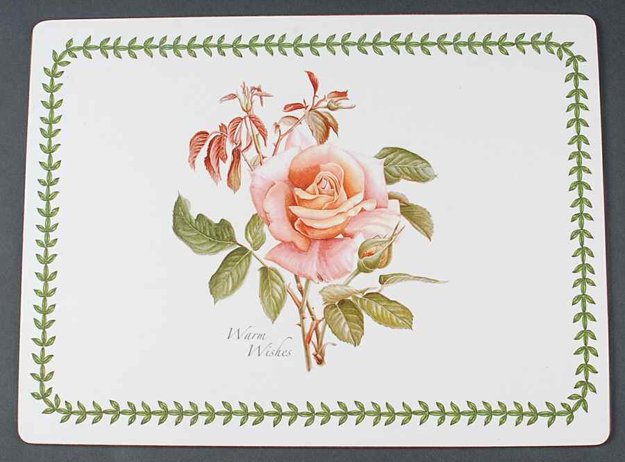 Botanic Roses Corkboard Placemat by Portmeirion-1