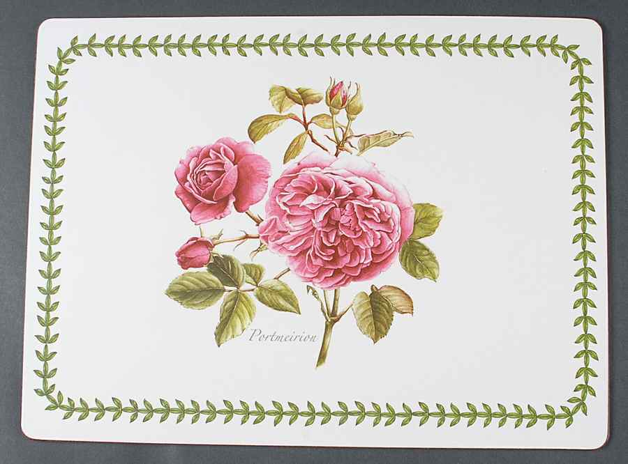 Botanic Roses Corkboard Placemat by Portmeirion-1
