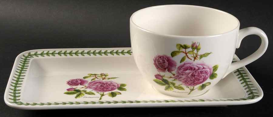 Botanic Roses Soup Mug & Sandwich Set by Portmeirion-1