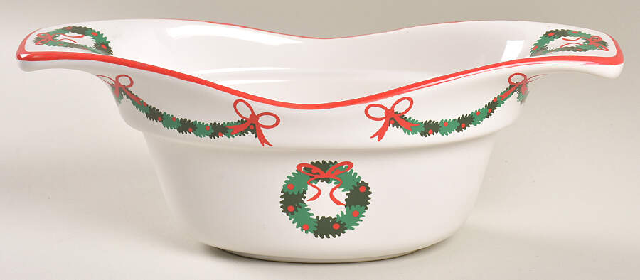 Holiday Garland Gravy Server by Pfaltzgraff-1