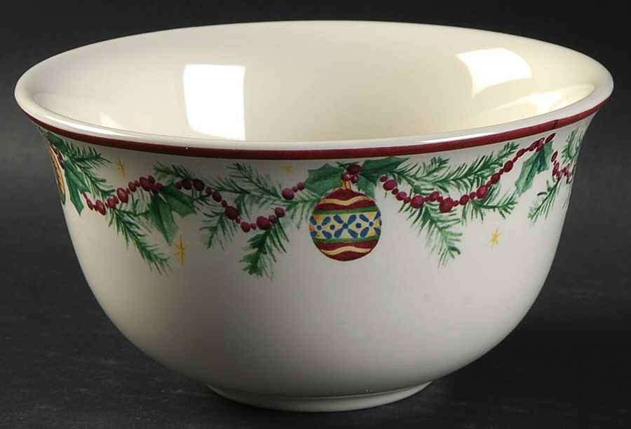 Holiday Garland Deep Soup/Cereal Bowl by Pfaltzgraff-1