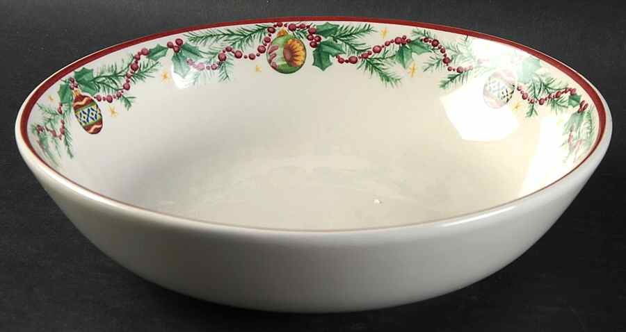 Holiday Garland Individual Salad Bowl by Pfaltzgraff-1