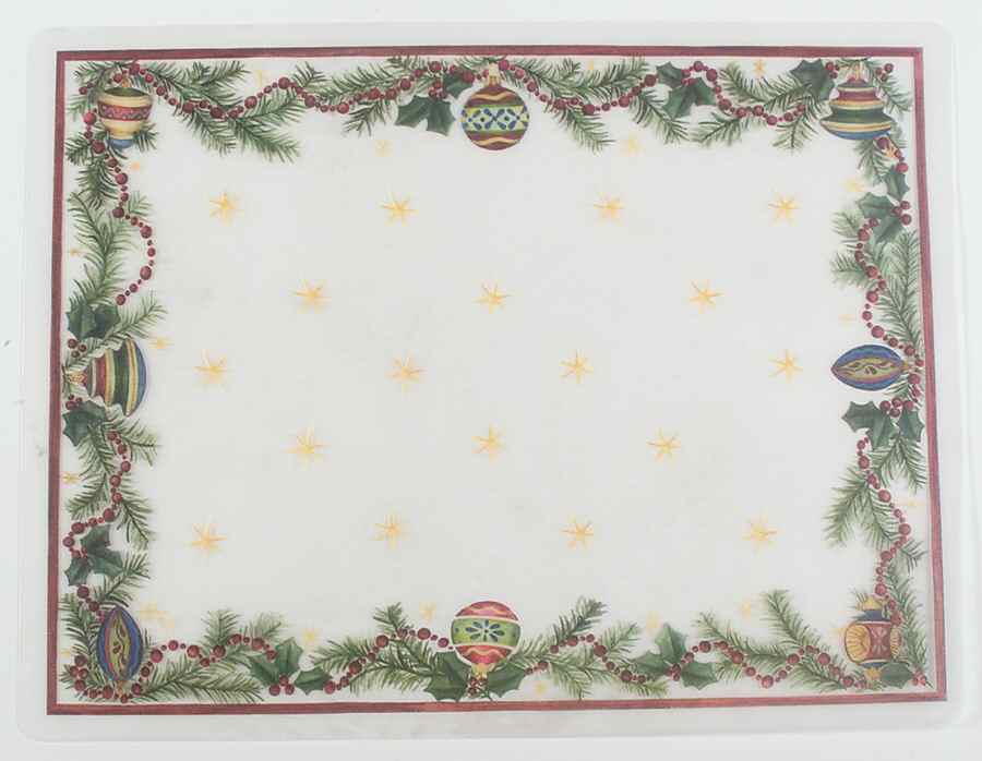 Holiday Garland Vinyl Placemat by Pfaltzgraff-1