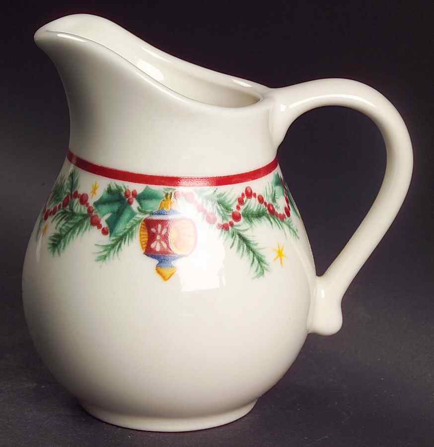 Holiday Garland Creamer by Pfaltzgraff-1
