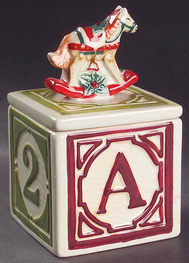 Holiday Garland Candle Votive & Lid by Pfaltzgraff-1