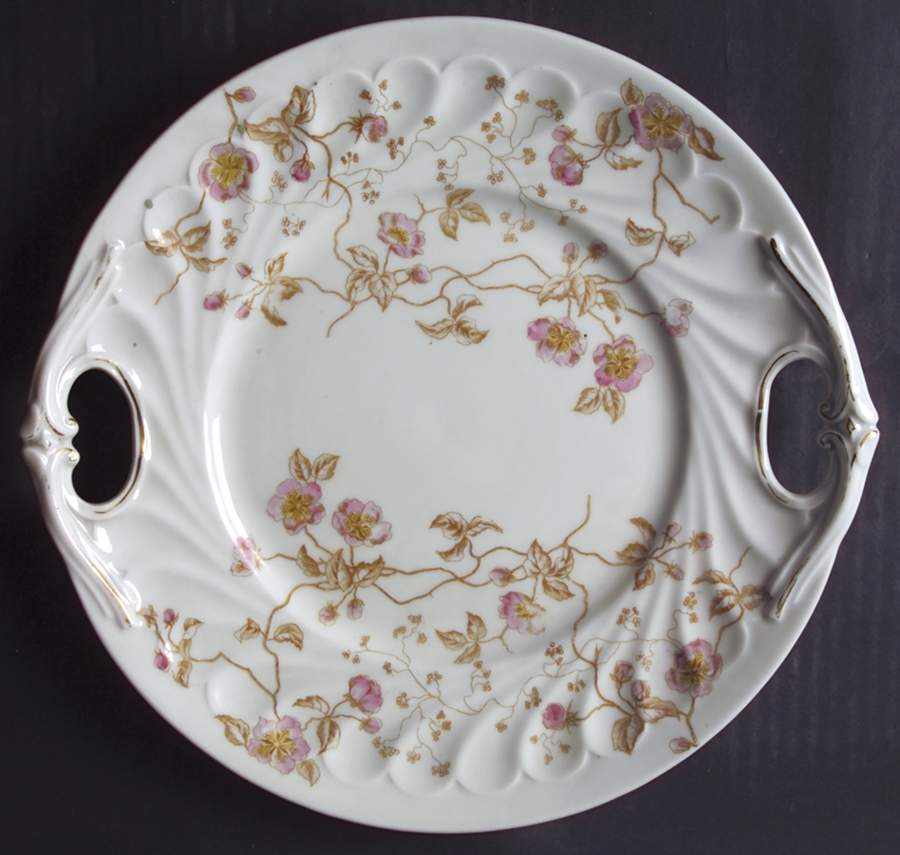 PHL31 Handled Cake Plate by P H Leonard-1