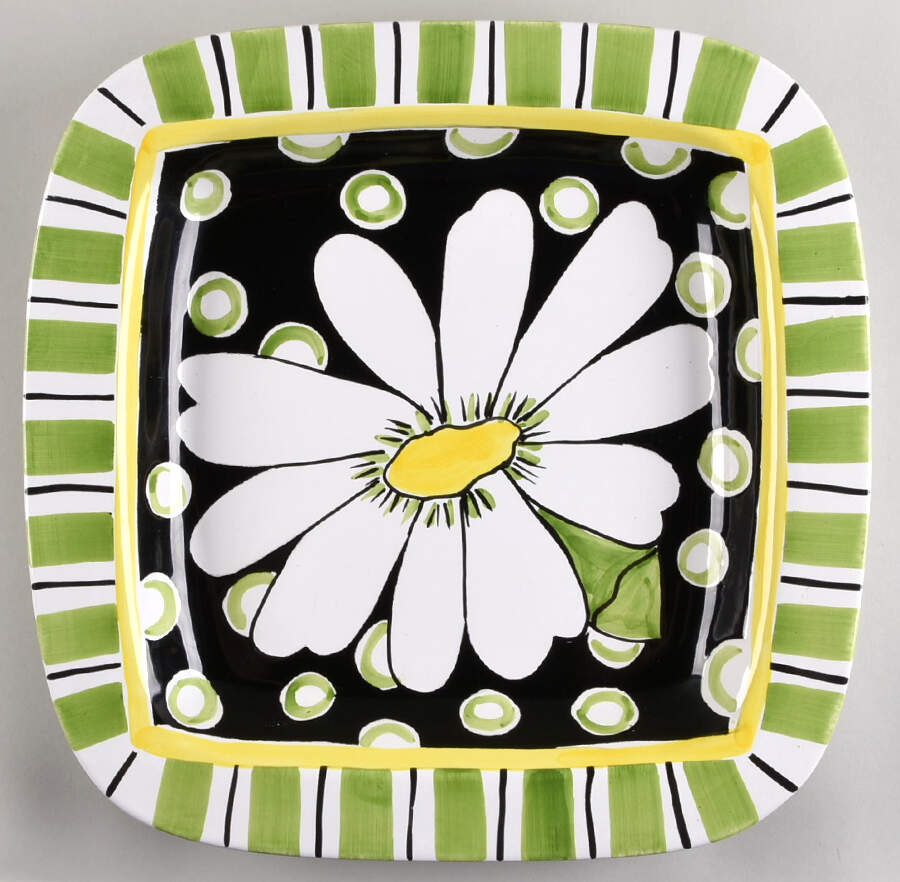 Daisy 16" Square Tray by Presenttense-1