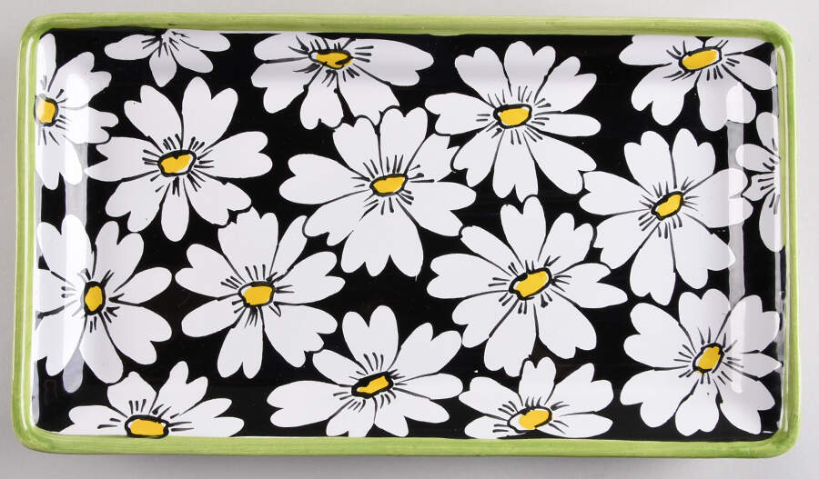 Daisy 13" Rectangular Serving Platter by Presenttense-1