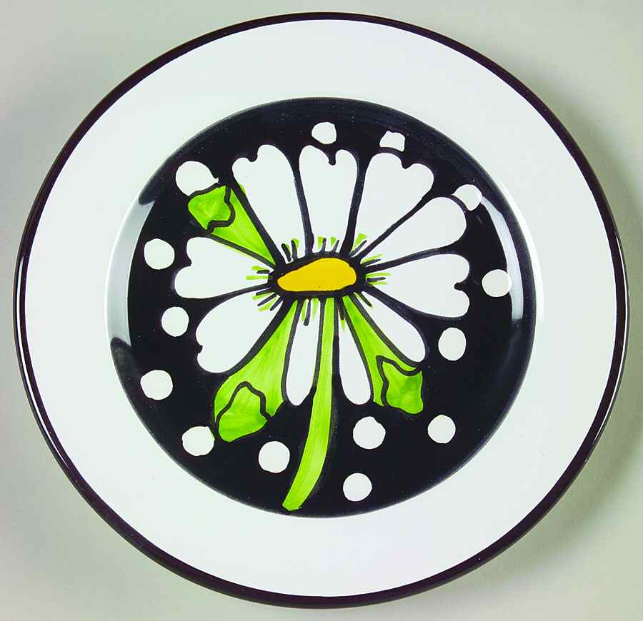 Daisy Salad Plate by Presenttense-1