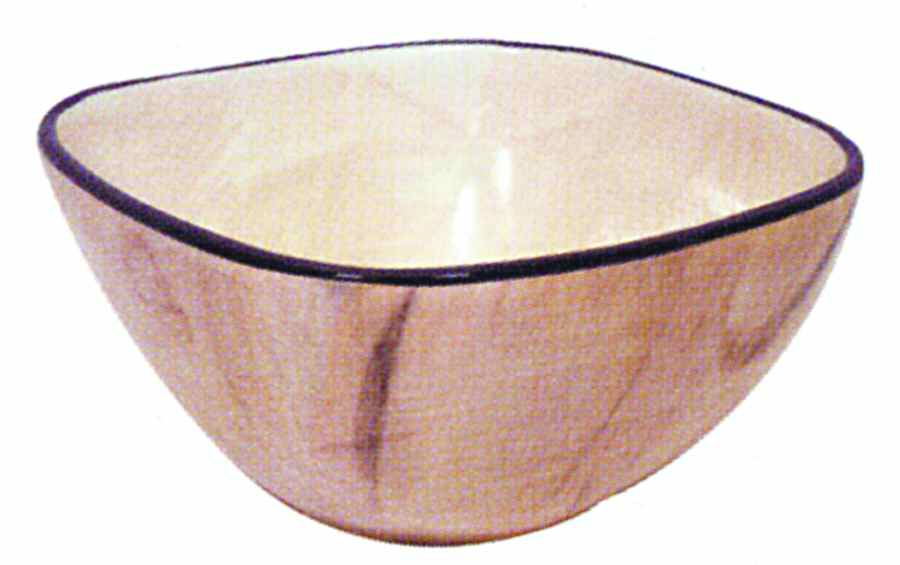 Natural Elements (Stone Or Wood) Coupe Cereal Bowl by Presenttense-1