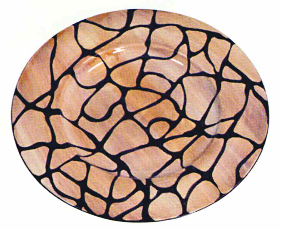 Natural Elements (Stone Or Wood) 16" Chop Plate (Round Platter) by Presenttense-1