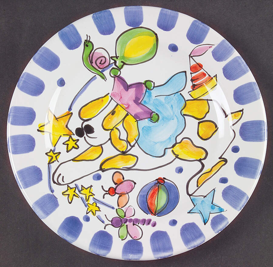 Backyard Circus Salad/Dessert Plate by Presenttense-1