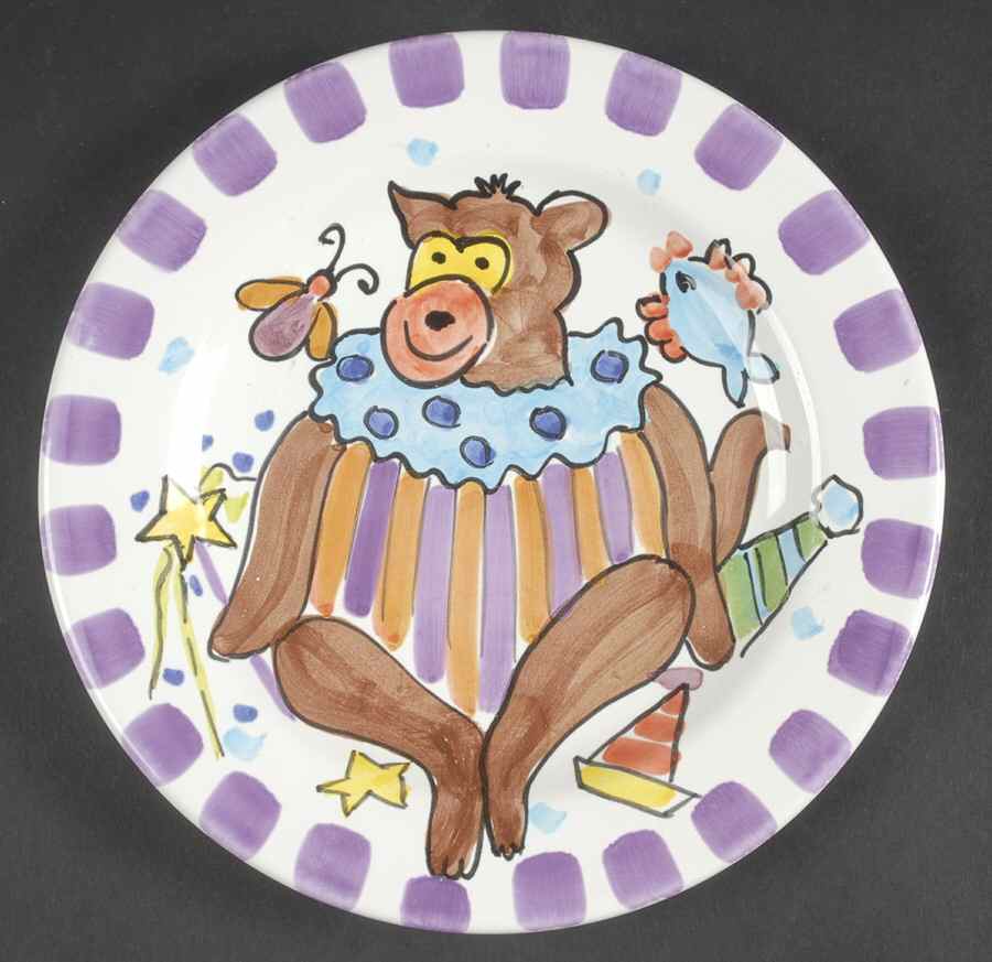 Backyard Circus Salad/Dessert Plate by Presenttense-1