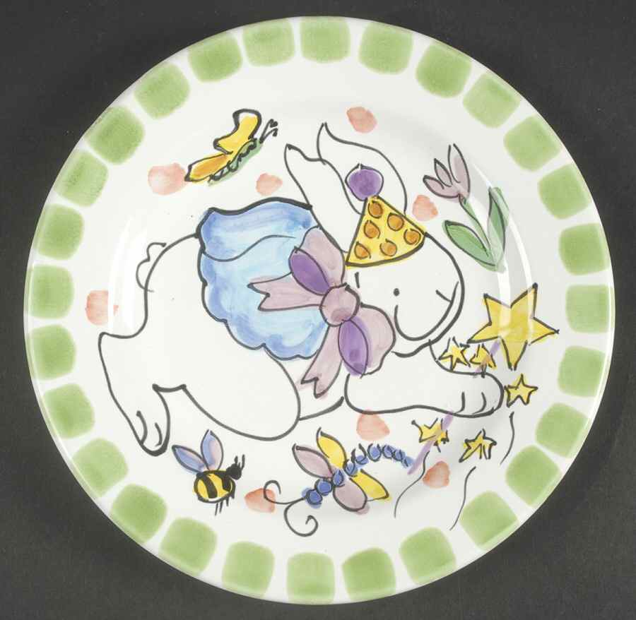 Backyard Circus Salad/Dessert Plate by Presenttense-1