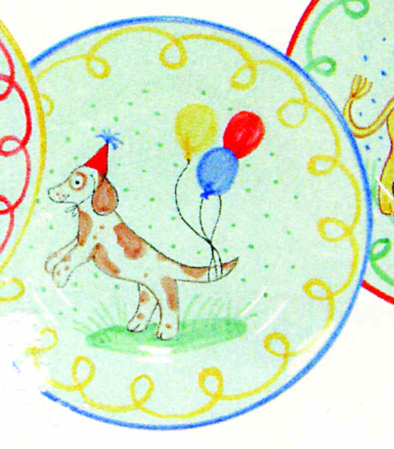 Birthday Parade Salad/Dessert Plate by Presenttense-1
