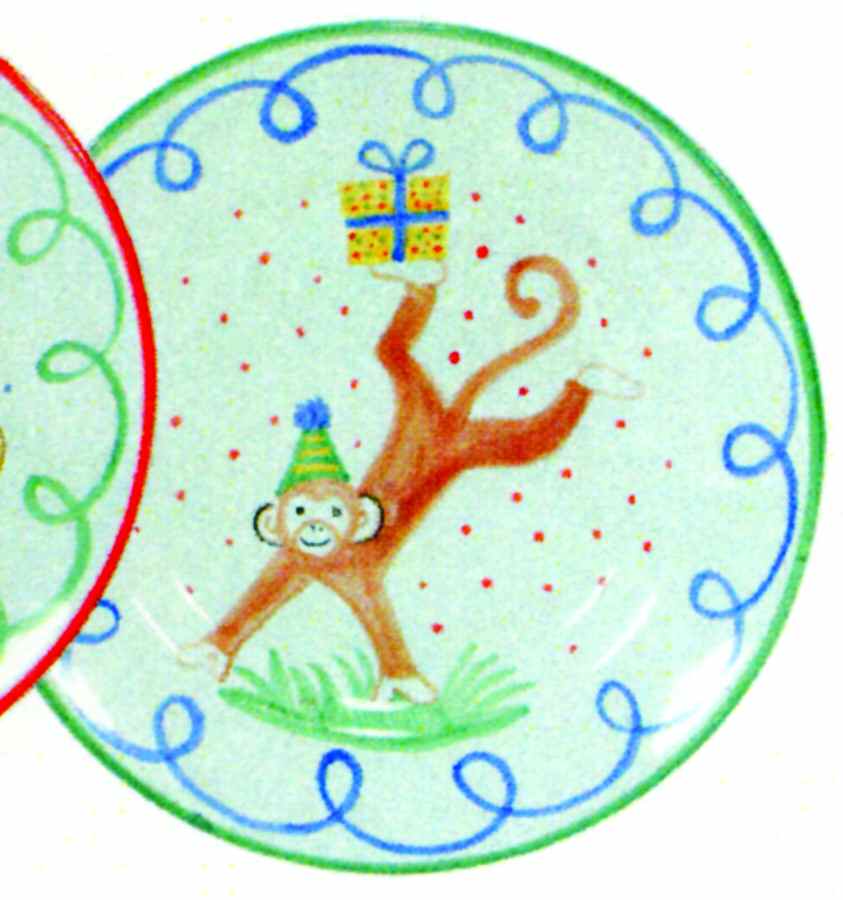 Birthday Parade Salad/Dessert Plate by Presenttense-1