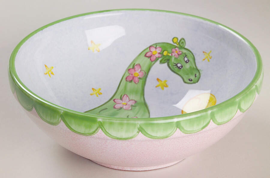 Cosmic Giraffe Child's Bowl by Presenttense-1