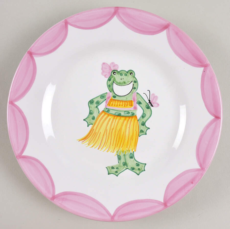 Hoppin' Hula Child's Plate by Presenttense-1