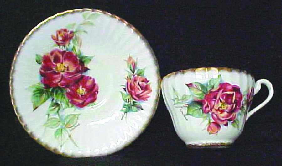 C491 Flat Cup & Saucer Set by Paragon-1