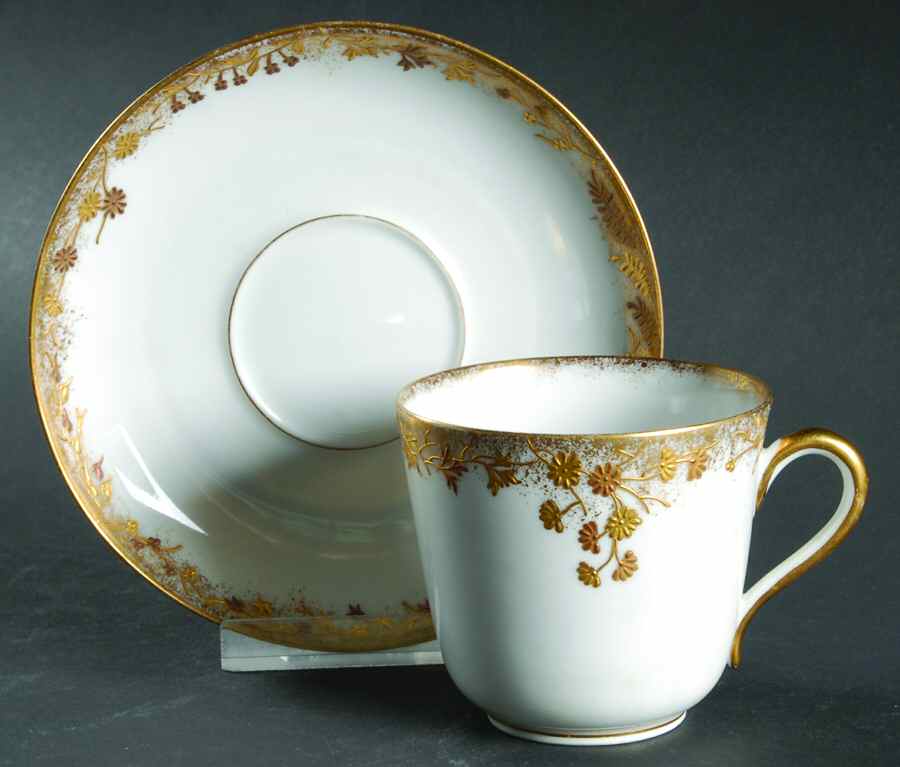 3569 Flat Cup & Saucer Set by Pirkenhammer-1