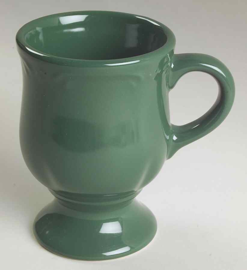 Winterberry Emerald (Green) Pedestal Mug by Pfaltzgraff-1
