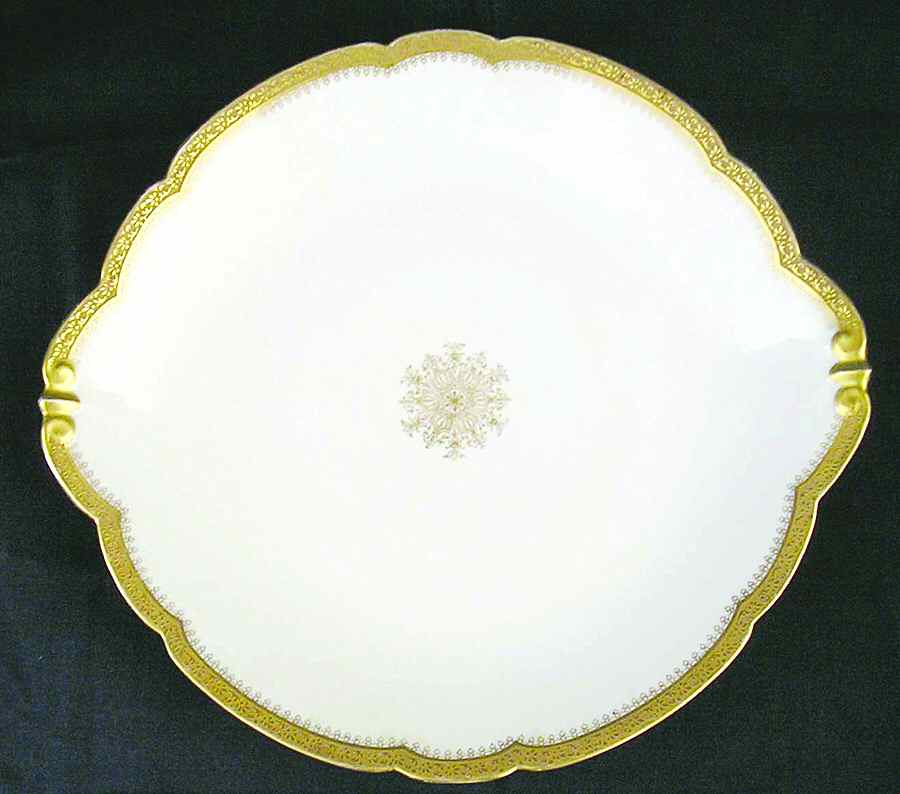 PL39 Handled Cake Plate by Porcelaine Limousine-1
