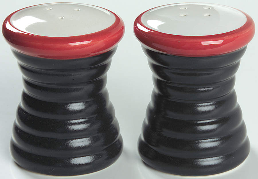 Empire Red Salt & Pepper Set by Pfaltzgraff-1
