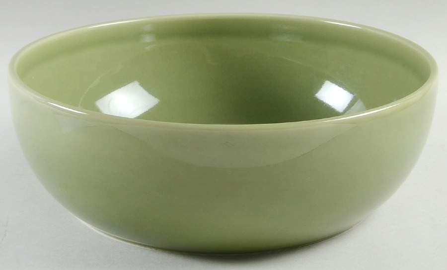 Sophia Green 12" Large Salad Serving Bowl by Pottery Barn China-1
