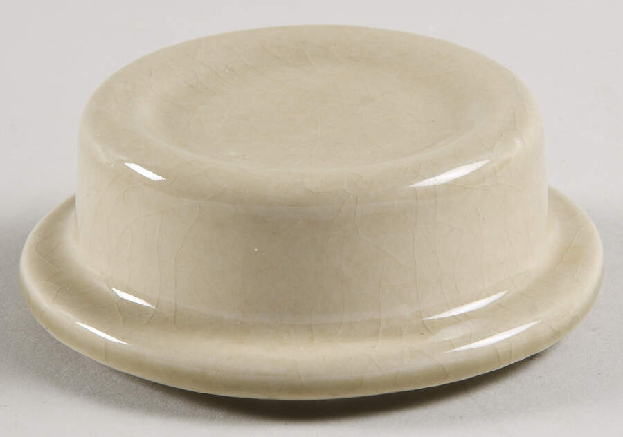 Compatibles Butter Cream Lid for Sugar Bowl by Pfaltzgraff-1