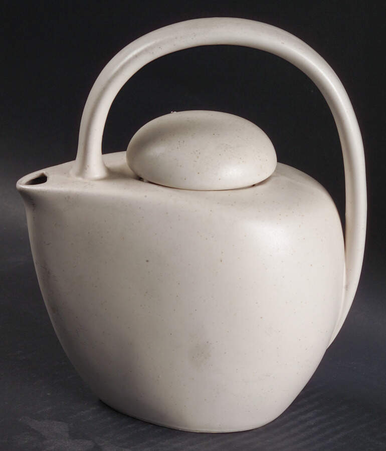 Ellipse Cream Teapot & Lid by Pottery Barn China-1