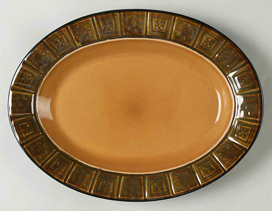 Passage 12" Oval Serving Platter by Pfaltzgraff-1