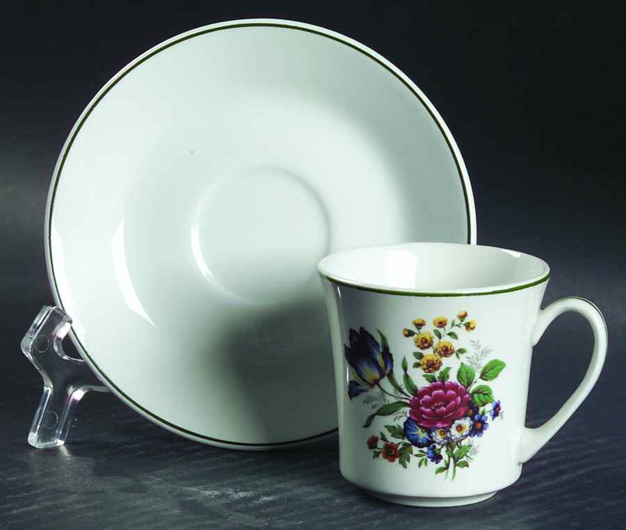 PNT17 Flat Demitasse Cup & Saucer Set by Pontesa-1