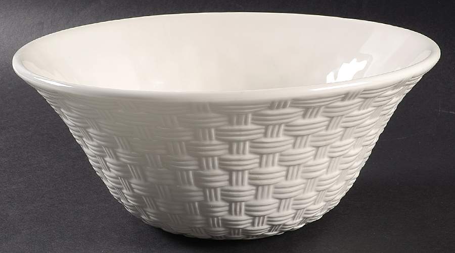 Pastel Pure White 9" Round Vegetable Bowl by Pfaltzgraff-1