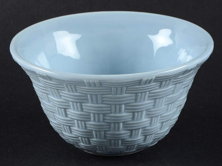 Pastel Sky Blue Dessert Bowl by Pfaltzgraff-1